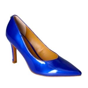 J Renee Phoebie Patent Pointed Toe Pumps